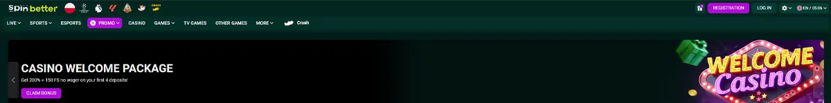 Go to the official website Spinbetter