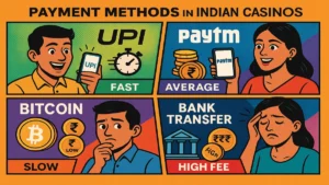 Payment Methods in Indian Casinos: A Comparison of Payout Speed and Fees